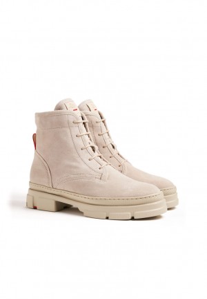 LLOYD ANKLE BOOTS Støvletter Dame Hvide | FAI761852