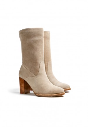 LLOYD ANKLE BOOT Støvletter Dame Beige | CIW812397