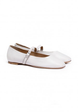 LLOYD BALLERINA Ballerina Sko Dame Hvide | QCY842930