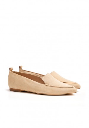 LLOYD SLIPPER Ballerina Sko Dame Beige | IAT524813