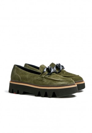 LLOYD SLIPPER Smart shoes Dame Grøn | VGO879510