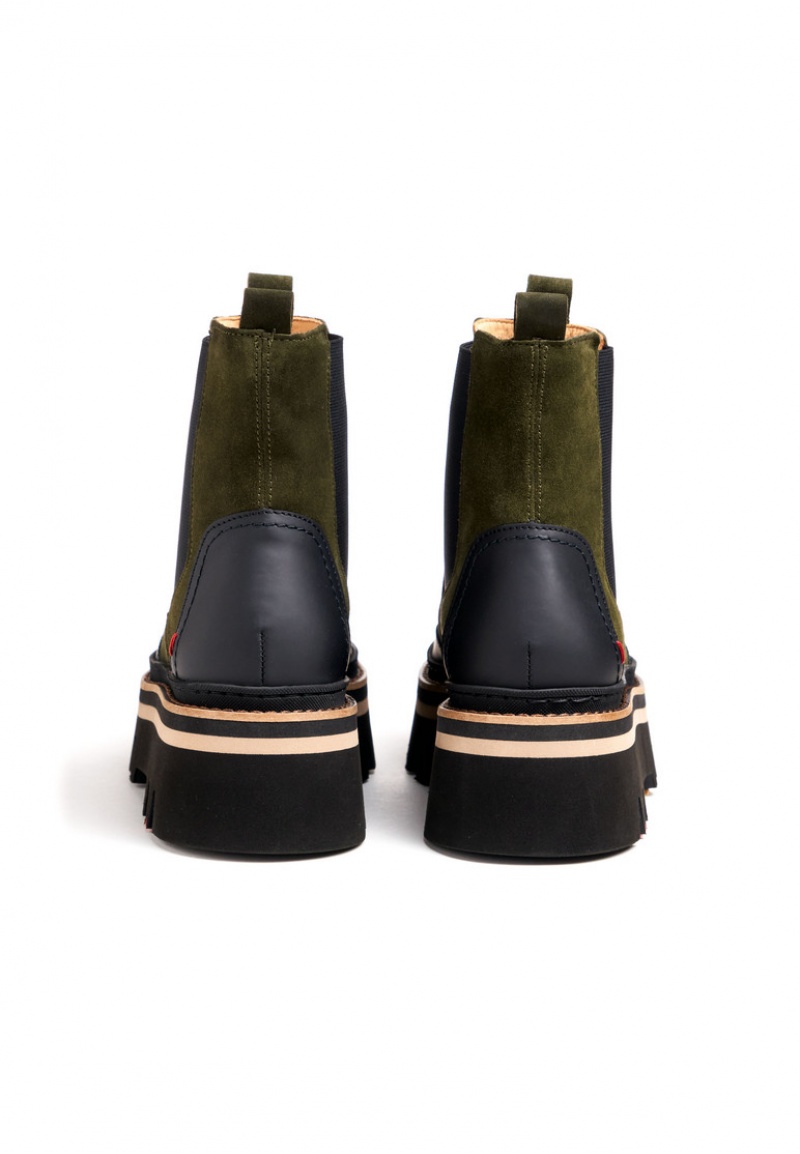 LLOYD ANKLE BOOTS Støvletter Dame Grøn | YCH450936