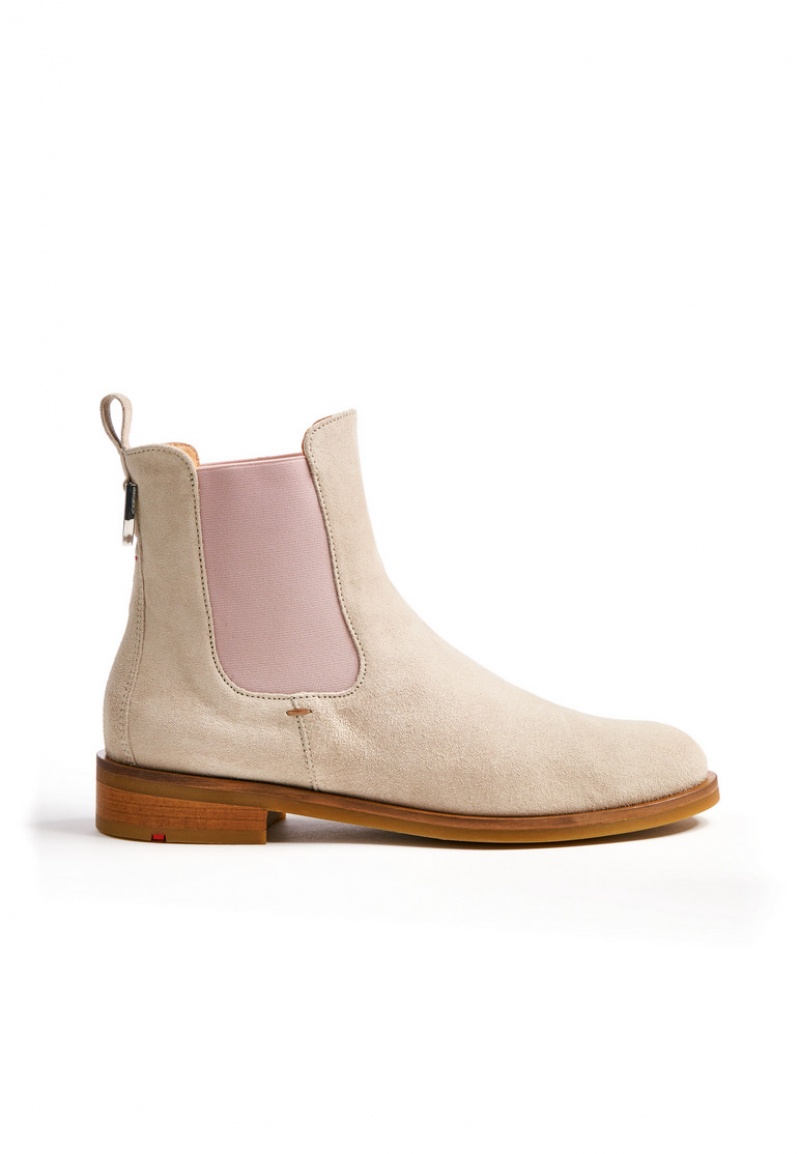 LLOYD ANKLE BOOTS Støvletter Dame Hvide | NTU716903