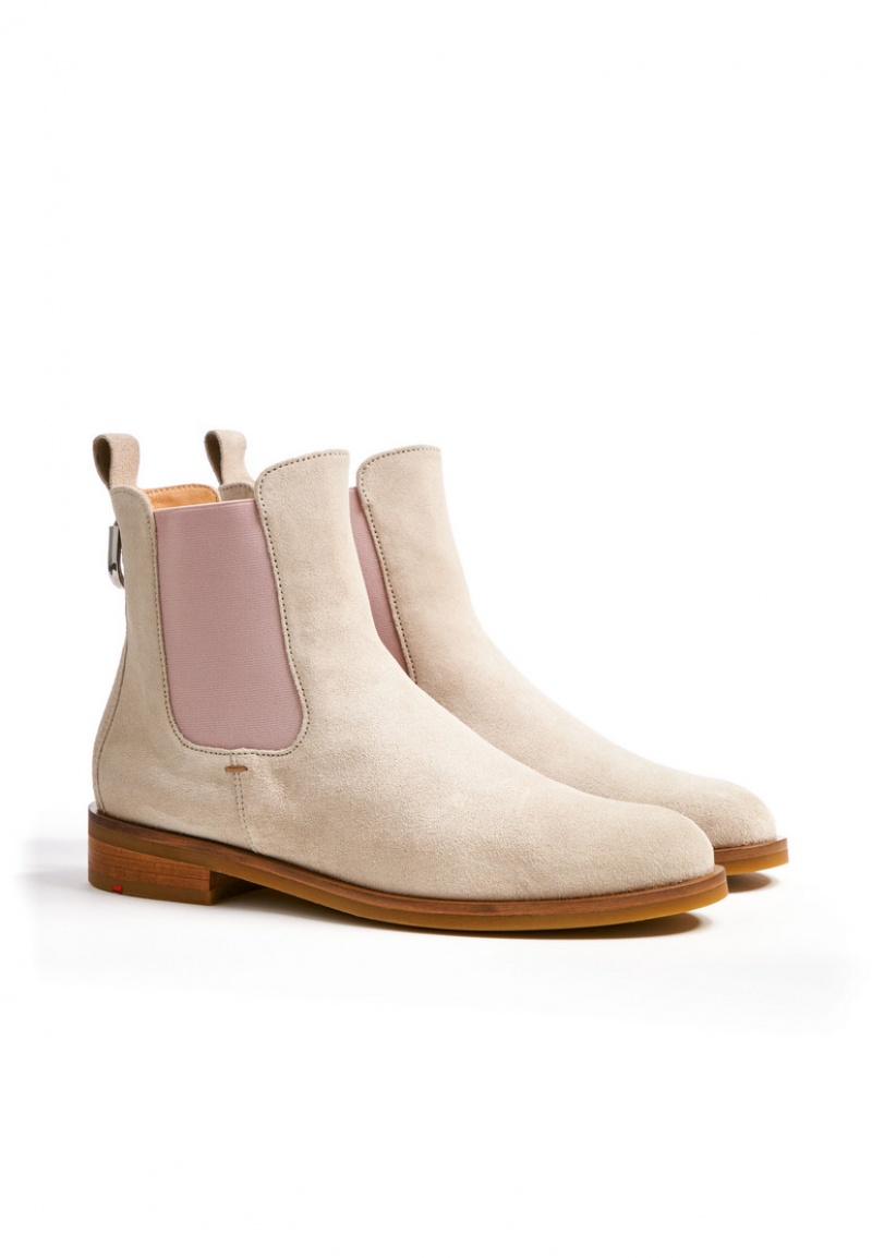 LLOYD ANKLE BOOTS Støvletter Dame Hvide | NTU716903