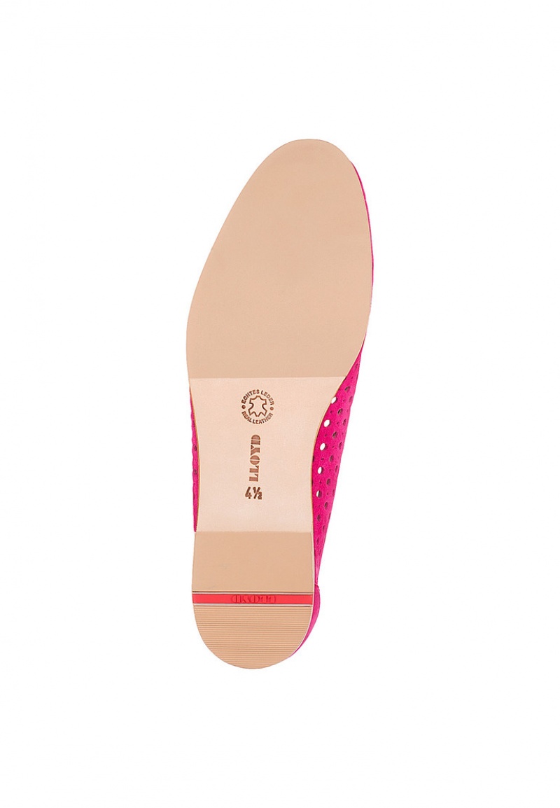 LLOYD BALLERINA Slip Ons Dame Rød | QYU378596