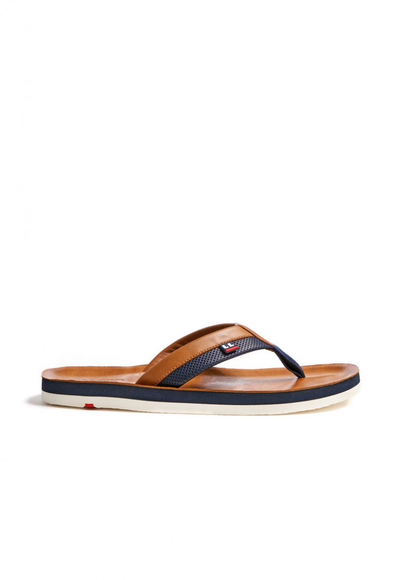 LLOYD FLIP FLOP Sandaler Herre Brune | YXG935184