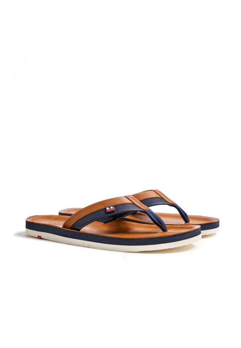 LLOYD FLIP FLOP Sandaler Herre Brune | YXG935184