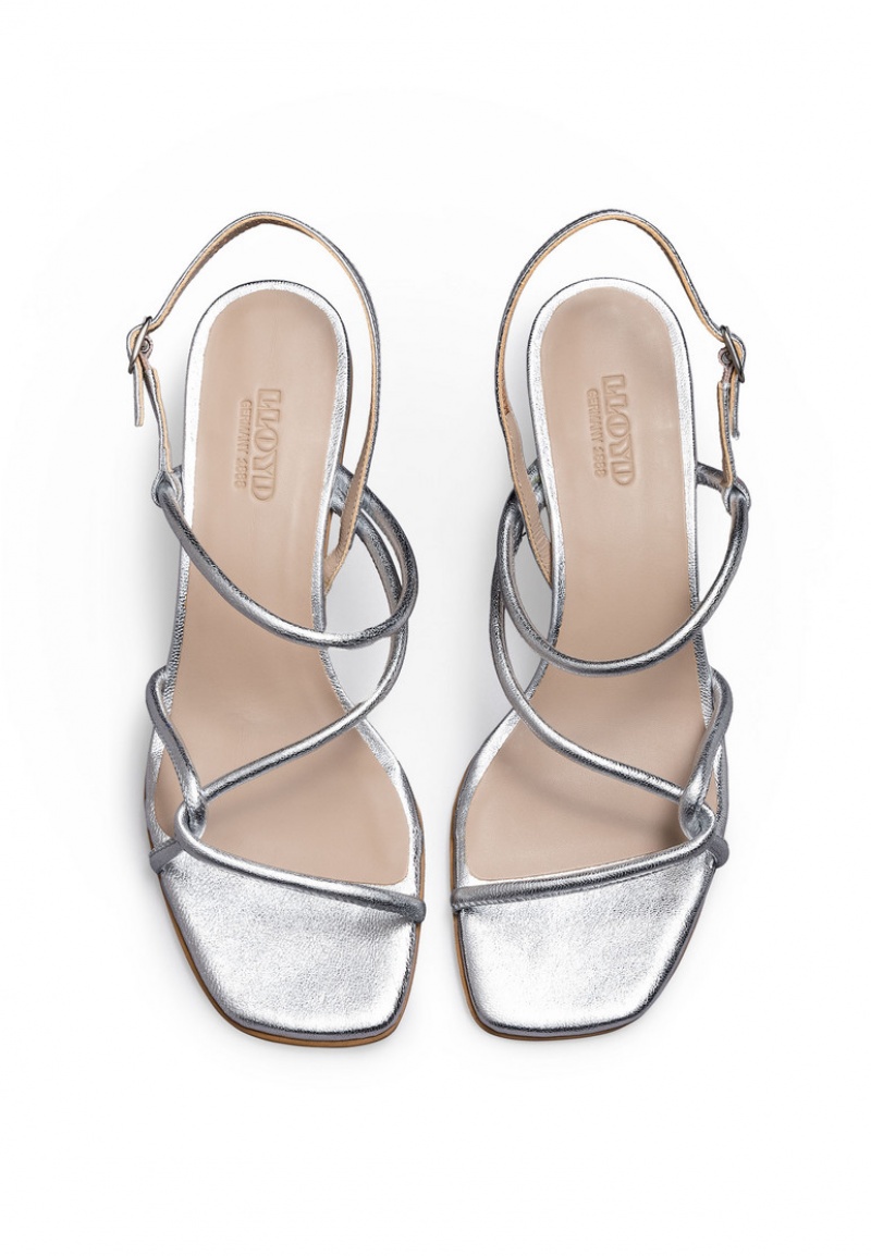 LLOYD SANDALS Sandaler Dame Sølv | ITP280435