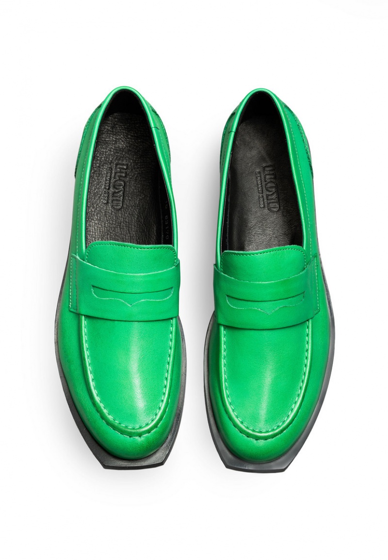 LLOYD SLIPPER Slip Ons Dame Grøn | HLR190346