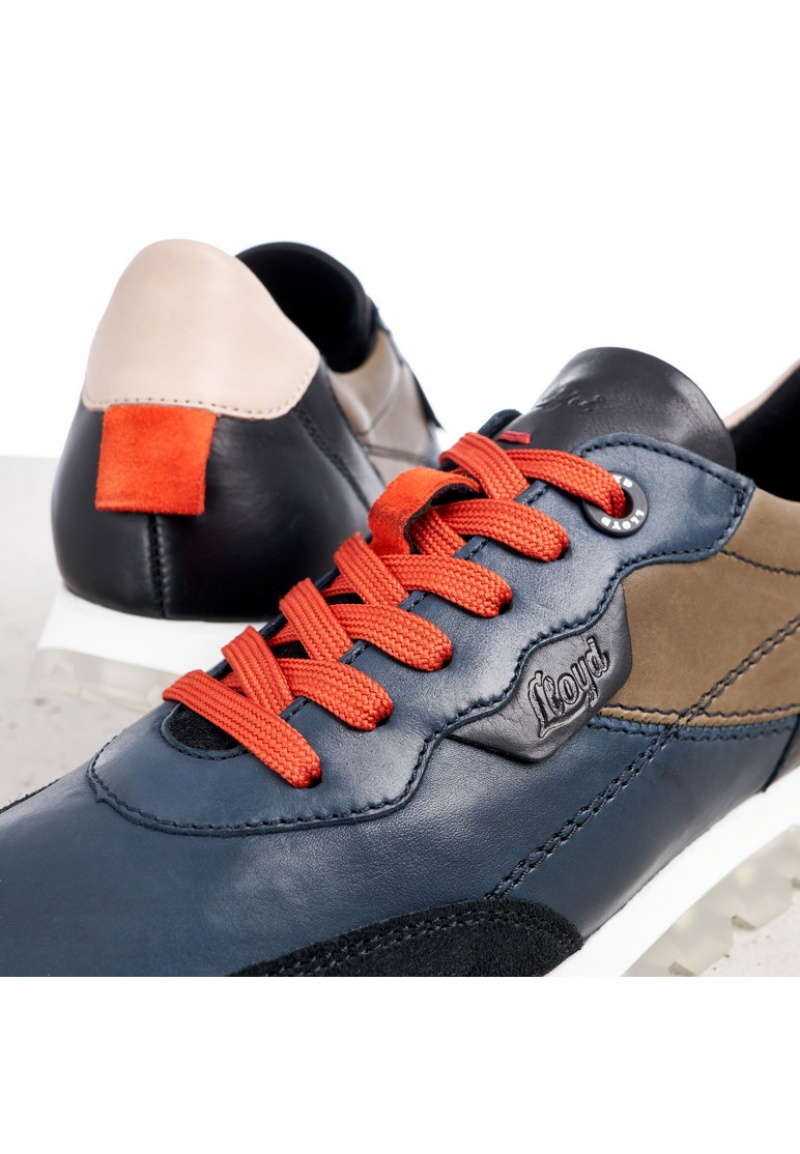 LLOYD SNEAKERS Sportssko Dame Mørkeblå Brune | AJL795034